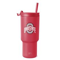 Copo Isolado Ohio State Buckeyes - 900ml - Design Moderno Copo Isolado Ohio State Buckeyes - 900ml - Design Moderno