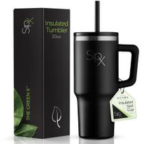 Copo isolado SIPX 887ml com tampa, alça, canudo