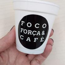 Copo Isopor Descartável 240ml Café e Chá Mod.01 - 50 unid. - Premium