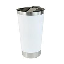 Copo isotermico de aço inox com tampa e abridor 500ml