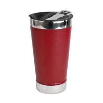 Copo isotermico de aço inox com tampa e abridor 510ml