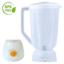 Copo Jarra Compatível Liquidificador Faet Shake Toplik Predileto Translúcido Com Tampa