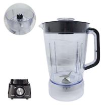 Copo Jarra de Liquidificador Compatível Mondial Turbo L800W L850W L900 Transparente Cristal Livre de BPA