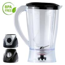 Copo Jarra Liquidificador Com Faca E Tampa Compatível Britania Black Filter 600PR