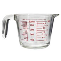 Copo Jarra Medidora 500ml Vidro Pode Ir Ao Micro-ondas Lava Louça Copo Jarra Medidora 500ml Vidro Pode Ir Ao Micro-ondas Lava Louça