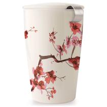 Copo Kati Tea Forte 350ml com Infusor de Cerâmica de Parede Dupla Copo Kati Tea Forte 350ml com Infusor de Cerâmica de Parede Dupla