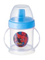 Copo Kids Alça Marvel Spider Man M2 Azul 220ml Plasduran