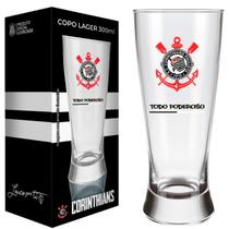 Copo Lager Corinthians Licenciado Festas Jogos Vidro 300ml Nadir Copo Lager Corinthians Licenciado Festas Jogos Vidro 300ml Nadir