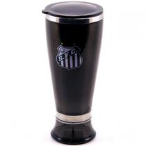 Copo Lager Inox Santos 400ml Produto Oficial SFC Torcedor Cerveja