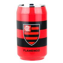 Copo Lata Plástico 280ml Flamengo Rubro Negro
