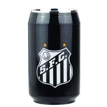 Copo Lata Plástico 280ml Santos Preto