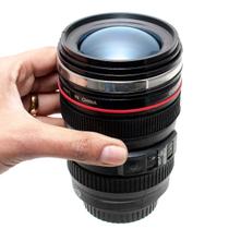 Copo Lente Câmera Caniam Caneca Térmica Macro Ef24-105mm