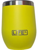 Copo lifek termico 354ml em aco inox com tampa