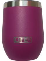 Copo lifek termico 354ml em aco inox com tampa