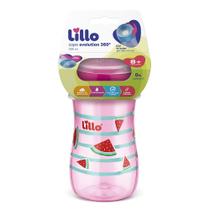 Copo Lillo Evolution 360 Antivazamento 8+ Meses Rosa 300ml