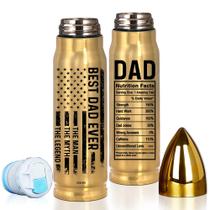 Copo Limima Best Dad Ever 500 ml de aço inoxidável American Flag