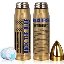 Copo Limima Police Officer Back The Blue 500ml em aço inoxidável Copo Limima Police Officer Back The Blue 500ml em aço inoxidável