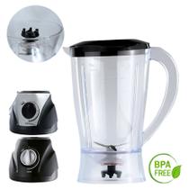 Copo Liquidificador Compatível Britânia Diamante Black Filter 600PR Tampa Preta Copo Liquidificador Compatível Britânia Diamante Black Filter 600PR Tampa Preta