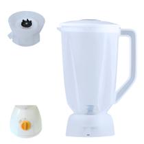 Copo Liquidificador Faet Shake Sield Toplik Clean Com Tampa Branca Translúcido