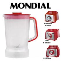 Copo Liquidificador Mondial L1000w/1200w Plástico Vermelho - Micromax