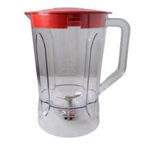 Copo Liquidificador Philco PLQ915/PLQ1412 Britânia B1000/BLQ1350 Tampa Vermelho