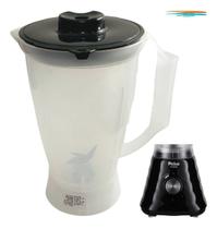 Copo Liquidificador Serve P/ Philco Ph800 900w Translucido Preto Copo Liquidificador Serve P/ Philco Ph800 900w Translucido Preto