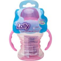 Copo LOLLY CLEAN Com Bico de Silicone 150ml na cor ROSA - Lolly (LOLNI)