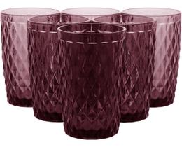 COPO LONG DRINK 12x8x8cm 370ml VIDRO ROSA 6PÇ COPO LONG DRINK 12x8x8cm 370ml VIDRO ROSA 6PÇ