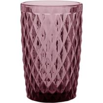 Copo Long Drink 12X8X8Cm 370Ml Vidro Rosa 6Pç Copo Long Drink 12X8X8Cm 370Ml Vidro Rosa 6Pç