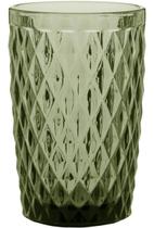 COPO LONG DRINK 12x8x8cm 370ml VIDRO VERDE 6PÇ