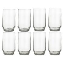 Copo Long Drink 300ml Lights Chop Vidro Suco Agua Nadir 10Un Copo Long Drink 300ml Lights Chop Vidro Suco Agua Nadir 10Un