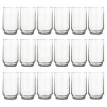 Copo Long Drink 300ml Lights Chop Vidro Suco Agua Nadir 18Un Copo Long Drink 300ml Lights Chop Vidro Suco Agua Nadir 18Un
