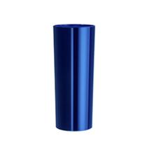 copo long drink azul metalico - acrilico