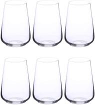 Copo Long Drink Bohemia Sandra Cristal Transp 380ml 6Pçs
