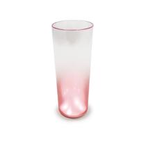 Copo Long Drink com LED - Degrade Rosé