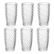 Copo Long Drink de Vidro Elysée 400 ml 6 Peças - Hauskraft