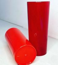 Copo long drink vermelho