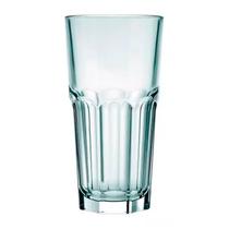 Copo Long Drink Vidro Relevo 340ml Resistente e Alto Copo Long Drink Vidro Relevo 340ml Resistente e Alto