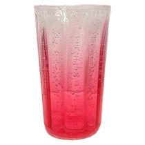 Copo Longo Bolhas Acrílico Pink 50110 - EntreCasa Copo Longo Bolhas Acrílico Pink 50110 - EntreCasa