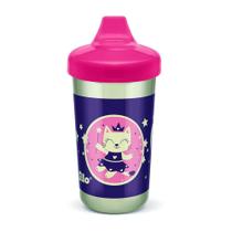 Copo Max Antivazamento Brilha no Escuro 320ml Menina Lillo