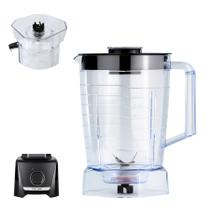 Copo Mebrasi 9830 para Liquidificador Oster Power 1400W Sangel Primeira Linha Tampa Preta