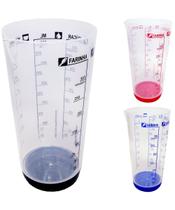 Copo Medidor 500ml Com Base De Borracha Antiderrapante