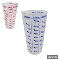Copo Medidor 570ml de Plástico Cristal Color