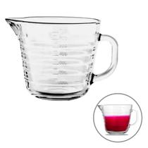 Copo Medidor 700ml de Vidro Jarra de Medir Dosagem Graduada