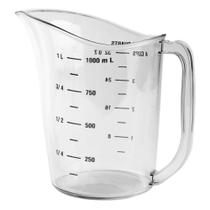 Copo Medidor Capacidade de 1L Policarbonato sem Tampa para Receitas Culinárias Copo Medidor Capacidade de 1L Policarbonato sem Tampa para Receitas Culinárias