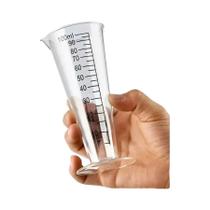 Copo Medidor De 100ml Livre De BPA, Grau Alimentício, Com Escala Para Cozinhar, Assar E Uso Em