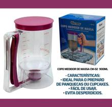 Copo Medidor De Massas Panquecas Bolo Cupcakes Jarra - 900ml