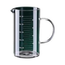 Copo Medidor De Vidro Borossilicato Resistente Ao Calor Com Alça 250/350/500/1000ml Caneca Para