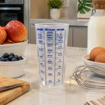 Copo Medidor Dosador para Líquidos e Sólidos Graduado 500ml Injetemp com Bico Copo Medidor Dosador para Líquidos e Sólidos Graduado 500ml Injetemp com Bico