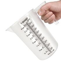 Copo Medidor MiziDo 1000 ml de Plástico com Alça Resistente